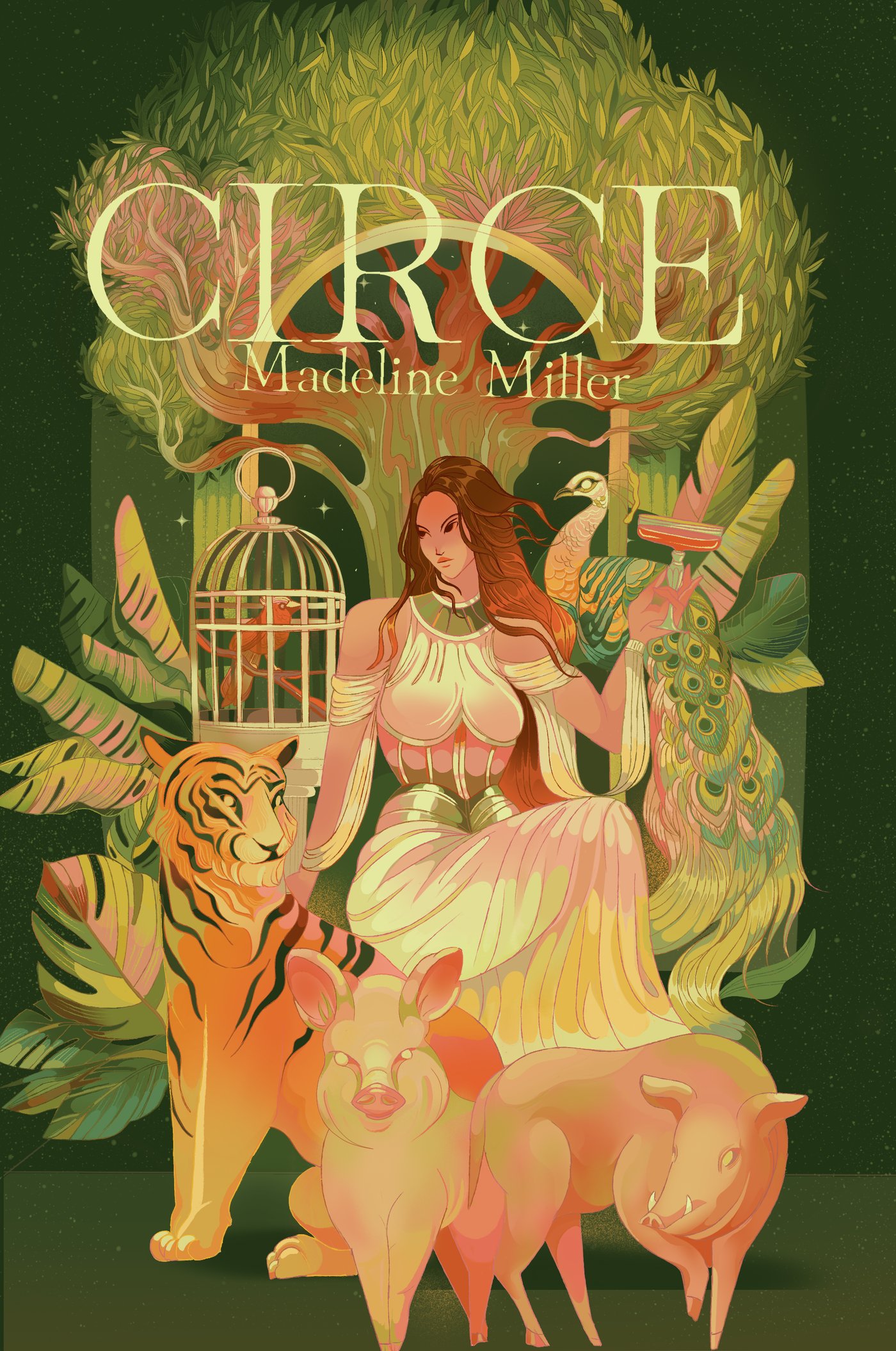 Circe — book cover illustration by Liz Merino