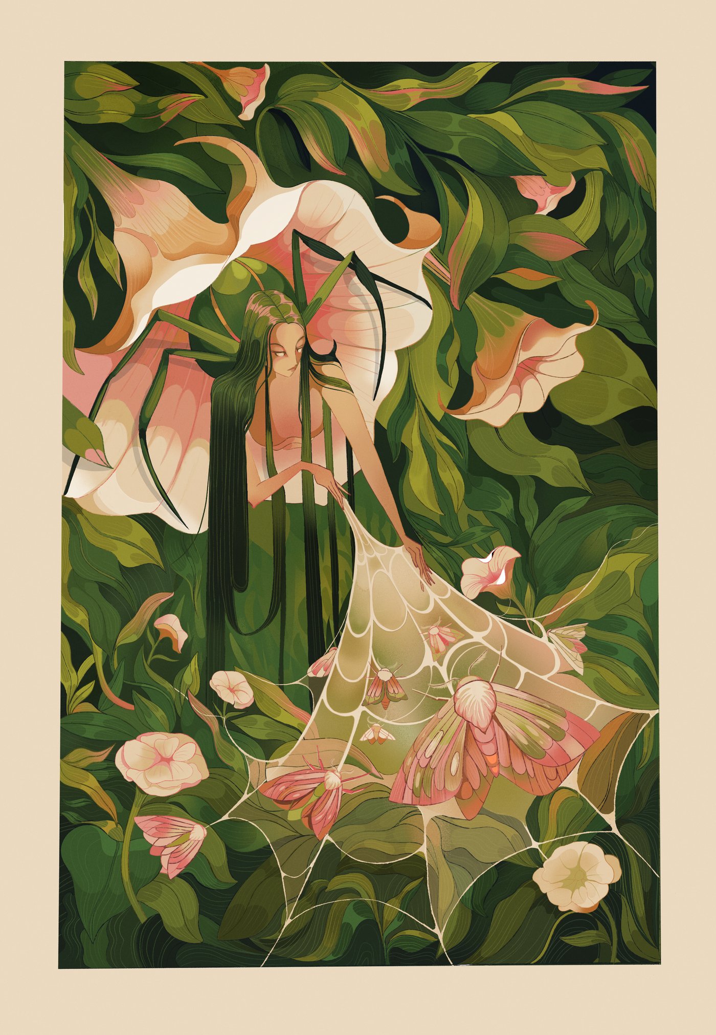The Trap — personal illustration by Liz Merino